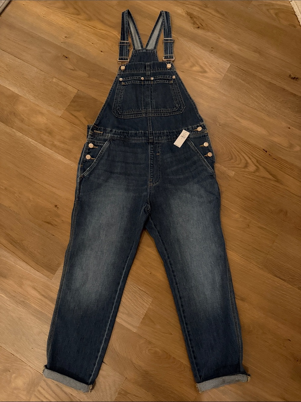 GAP Dark Wash Denim Overalls